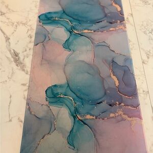 Blue and Pink Marble Mat/Mouse Pad/ Desk-Dresser Protector